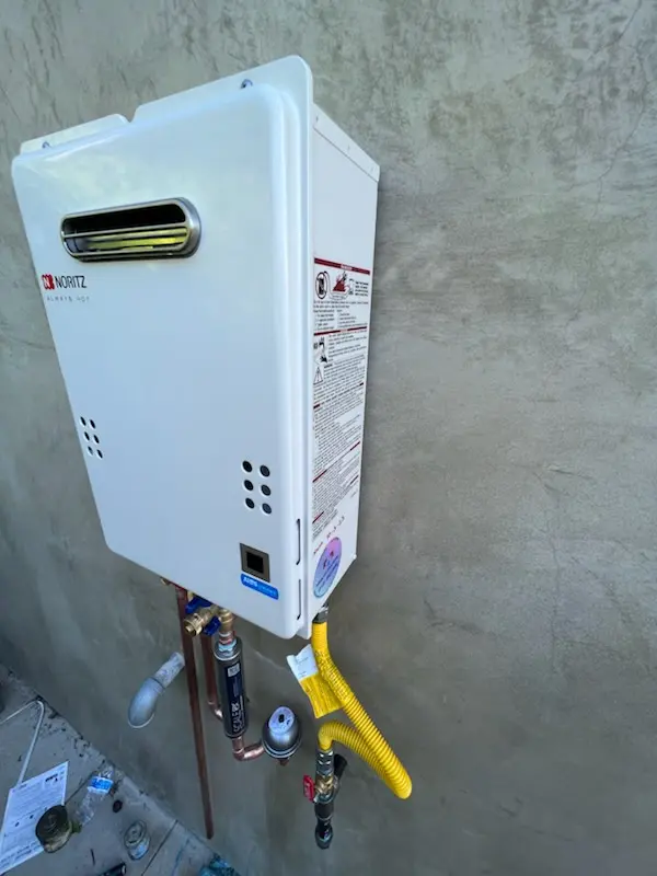 Tankless water heater installation for Cedar homes